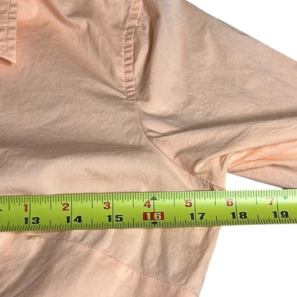 J,Crew cotton blouse,shirt,sz S, EC, office,minimalist,lagenlook,sustainable - Picture 9 of 16